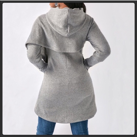 🚨 ONLY 1 (XL) LEFT!!! Black “Faith” Grey Hoodie - Picture 2 of 2